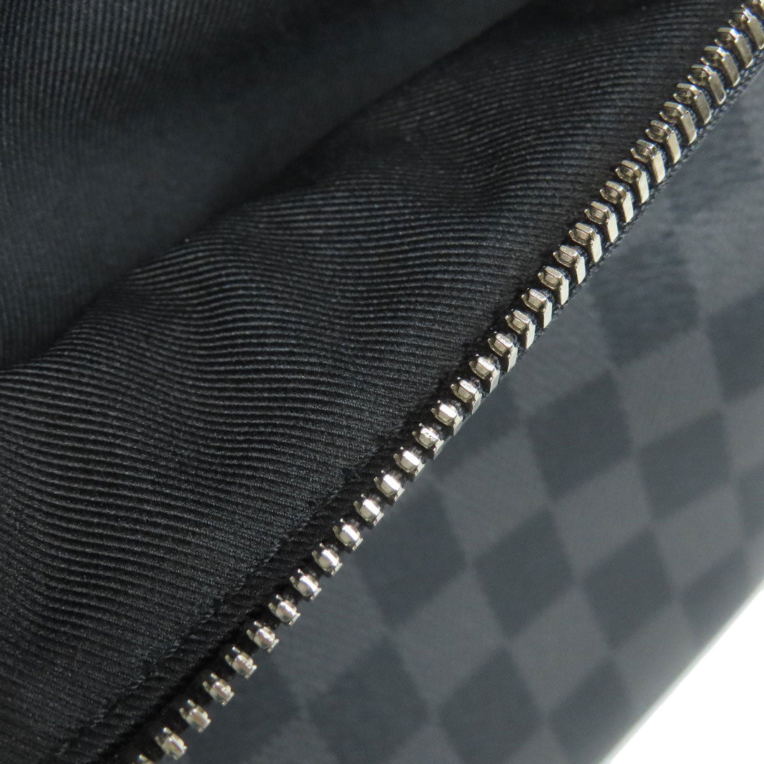 LOUIS VUITTON Shoulder Bag N41409 Damier canvas black Dayton MM Women Used Authentic