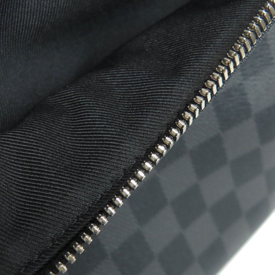 LOUIS VUITTON Shoulder Bag N41409 Damier canvas black Dayton MM Women Used Authentic