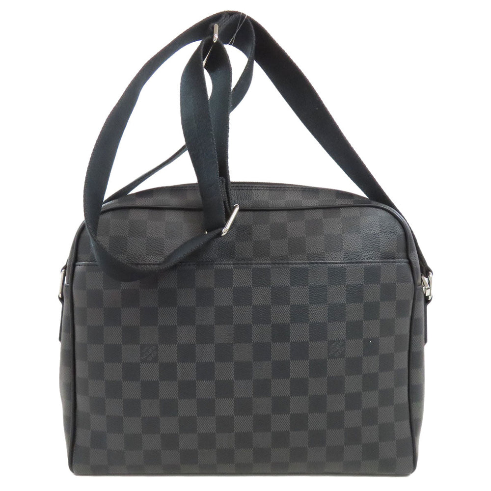 LOUIS VUITTON Shoulder Bag N41409 Damier canvas black Dayton MM Women Used Authentic
