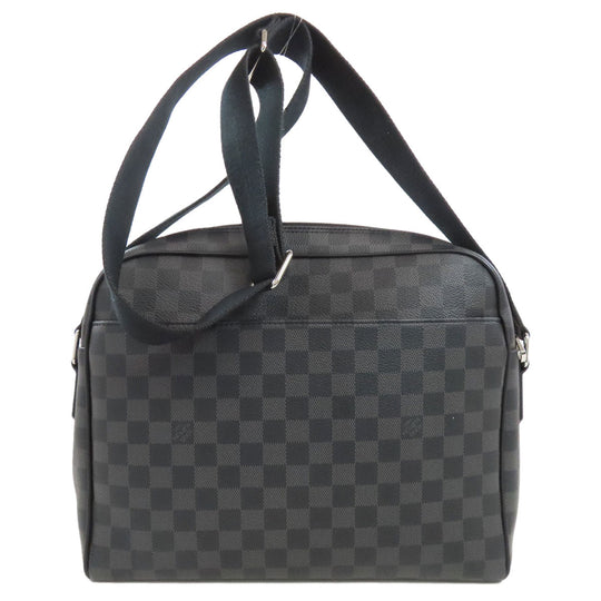 LOUIS VUITTON Shoulder Bag N41409 Damier canvas black Dayton MM Women Used Authentic