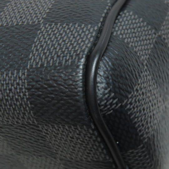 LOUIS VUITTON Shoulder Bag N41409 Damier canvas black Dayton MM Women Used Authentic