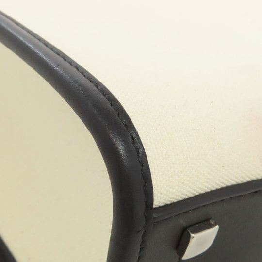 JIMMY CHOO Tote Bag canvas white logo