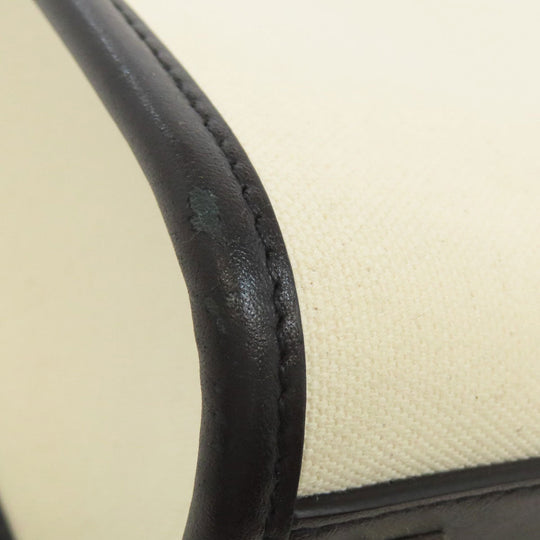 JIMMY CHOO Tote Bag canvas white logo