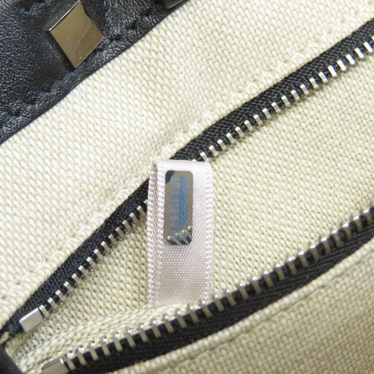 JIMMY CHOO Tote Bag canvas white logo