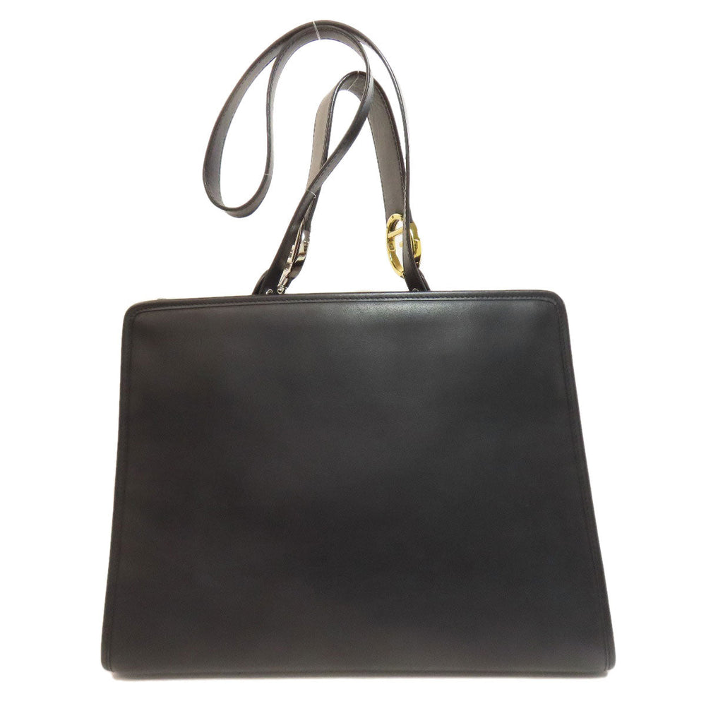 FENDI Handbag 8BH343 Calfskin black Runaway 2WAY Women Used Authentic
