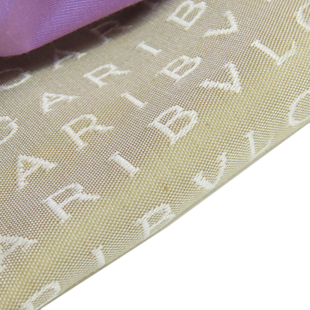 BVLGARI Tote Bag canvas beige Logo mania
