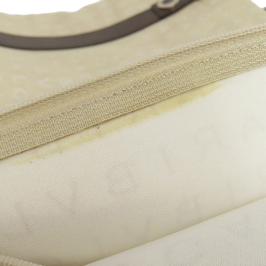 BVLGARI Tote Bag canvas beige Logo mania