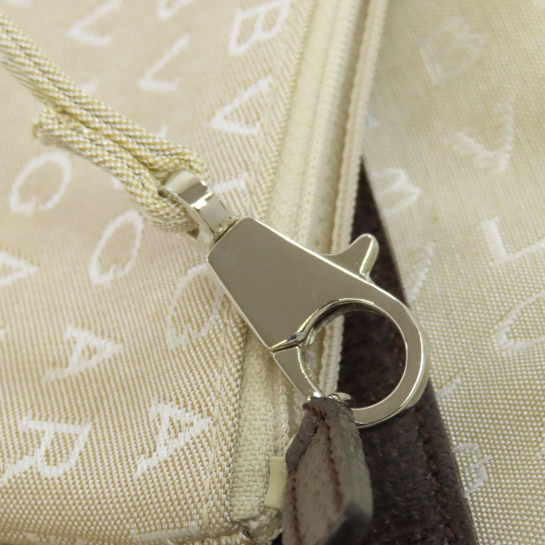 BVLGARI Tote Bag canvas beige Logo mania