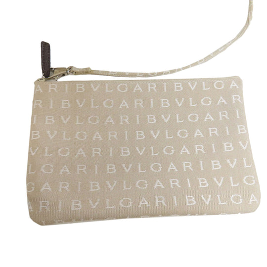 BVLGARI Tote Bag canvas beige Logo mania