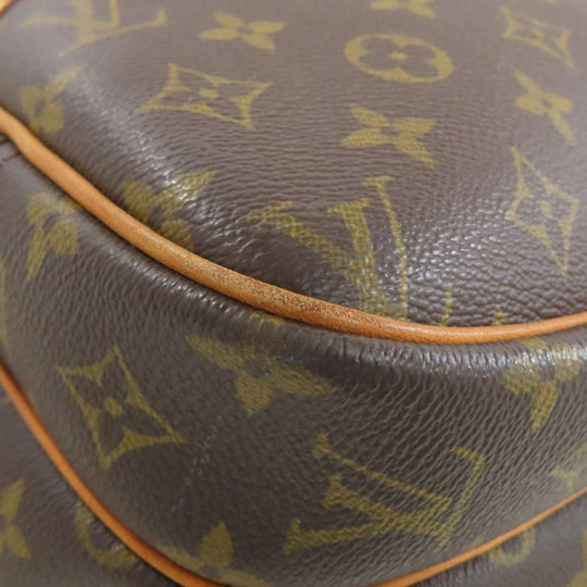 LOUIS VUITTON Shoulder Bag M45254 Monogram canvas Brown Reporter 28