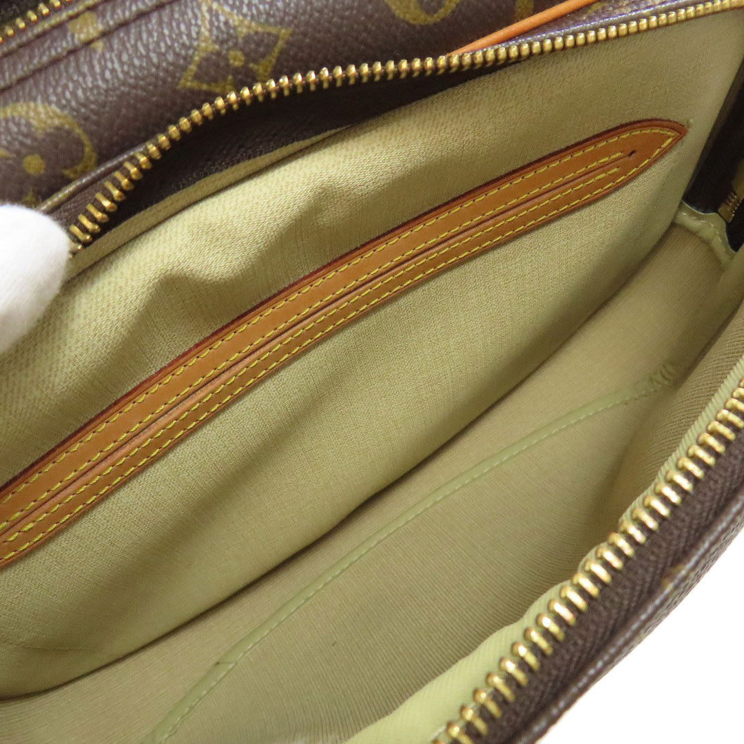 LOUIS VUITTON Shoulder Bag M45254 Monogram canvas Brown Reporter 28