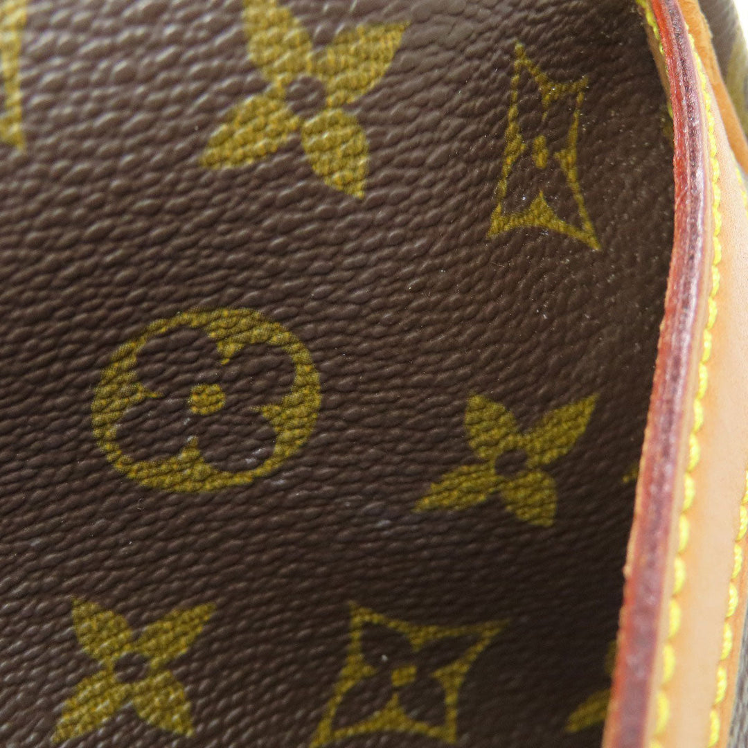 LOUIS VUITTON Shoulder Bag M45254 Monogram canvas Brown Reporter 28