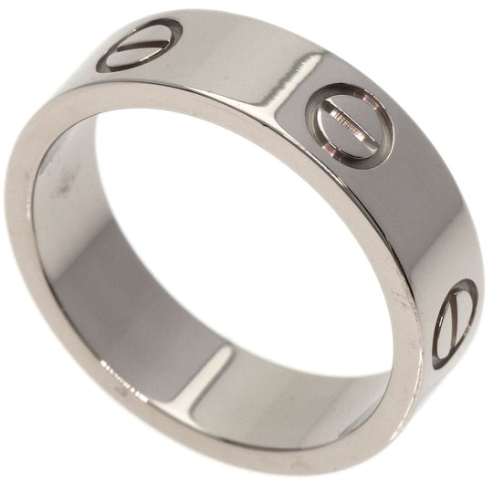 CARTIER Ring K18WG Silver Love Ring #54