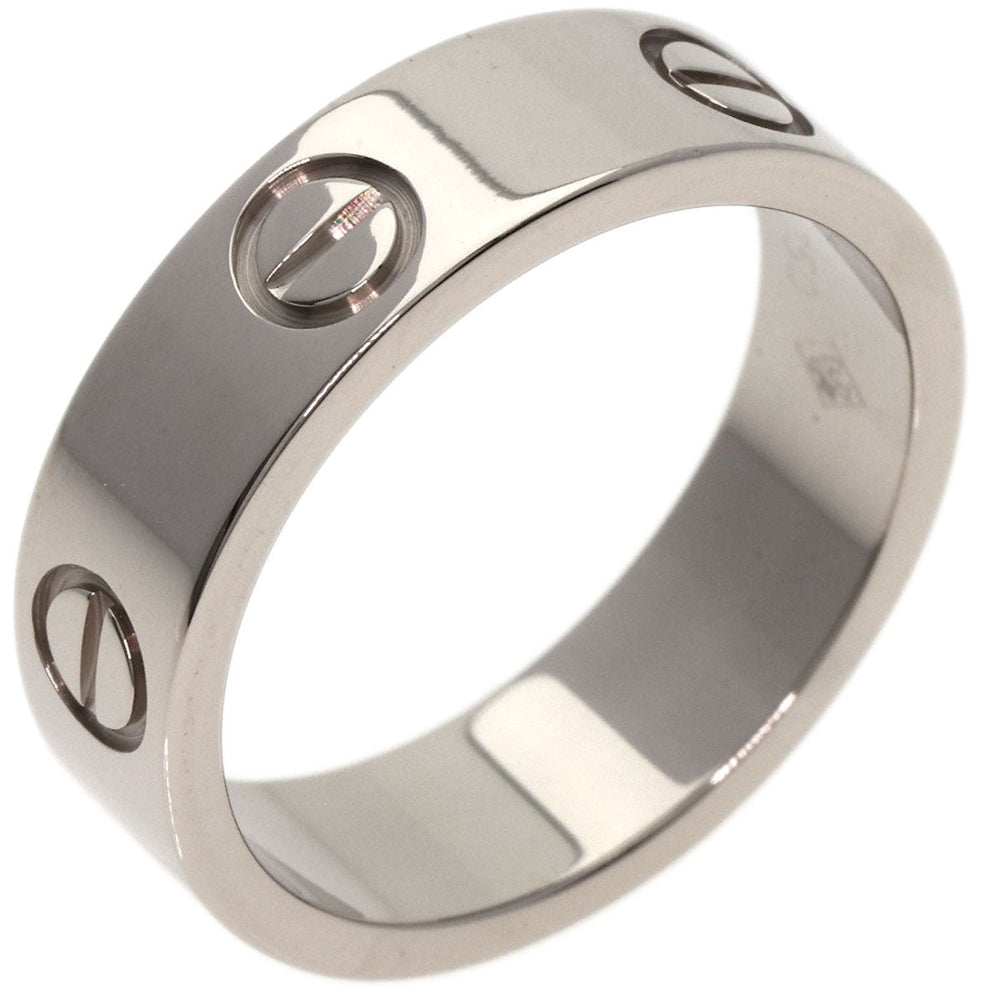 CARTIER Ring K18WG Silver Love Ring #54