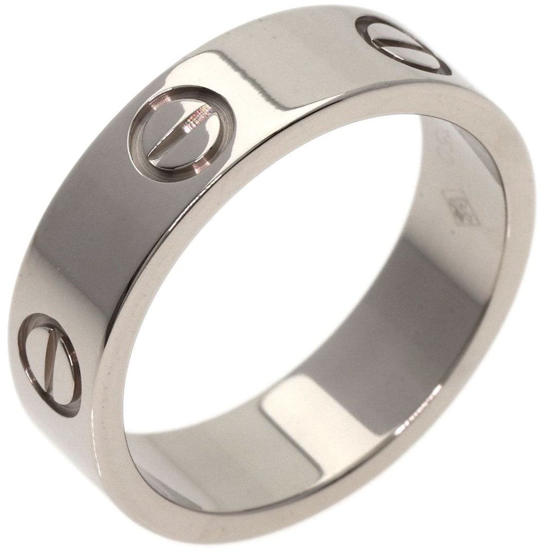 CARTIER Ring K18WG Silver Love Ring #54