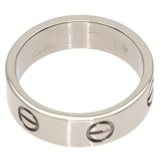 CARTIER Ring K18WG Silver Love Ring #54