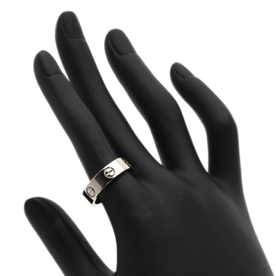 CARTIER Ring K18WG Silver Love Ring #54