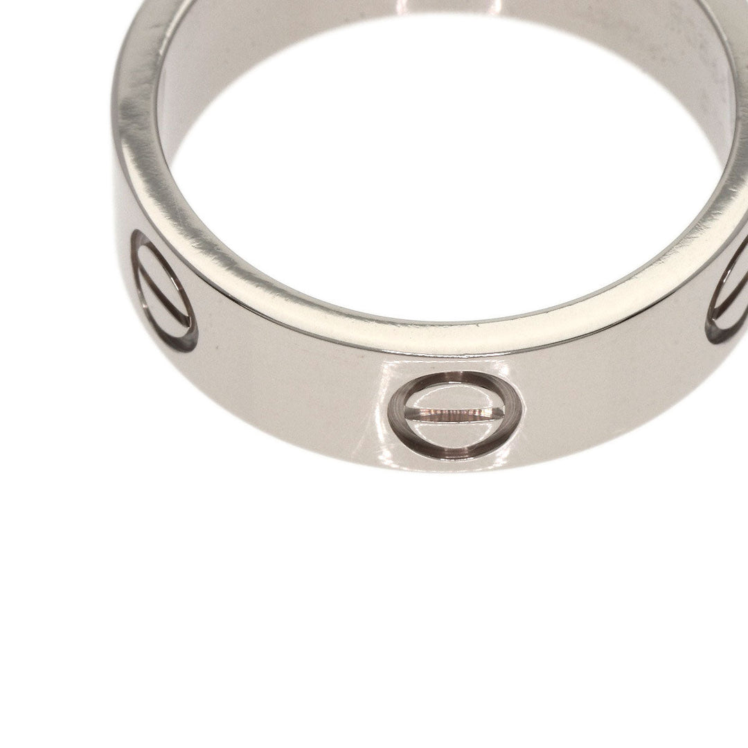 CARTIER Ring K18WG Silver Love Ring #54