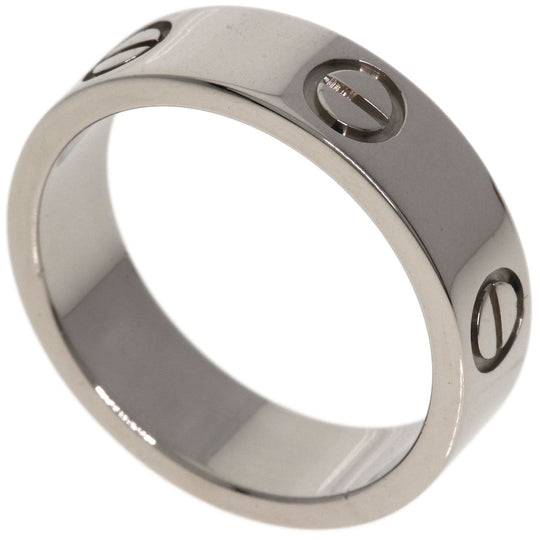 CARTIER Ring K18WG Silver Love Ring #54