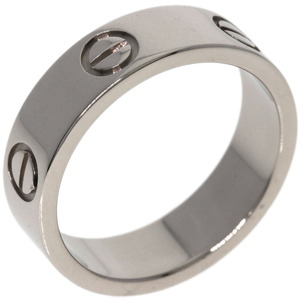 CARTIER Ring K18WG Silver Love Ring #54