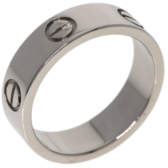 CARTIER Ring K18WG Silver Love Ring #54