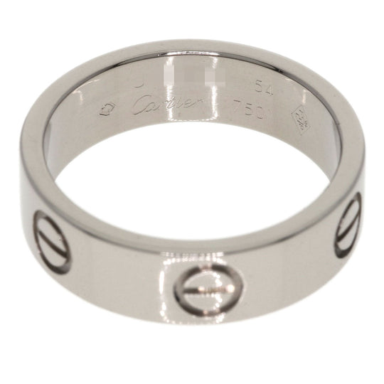 CARTIER Ring K18WG Silver Love Ring #54