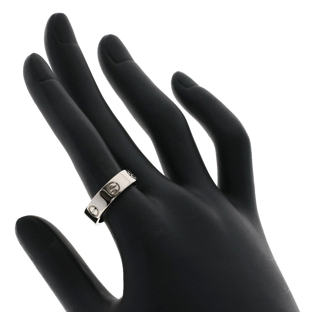 CARTIER Ring K18WG Silver Love Ring #54