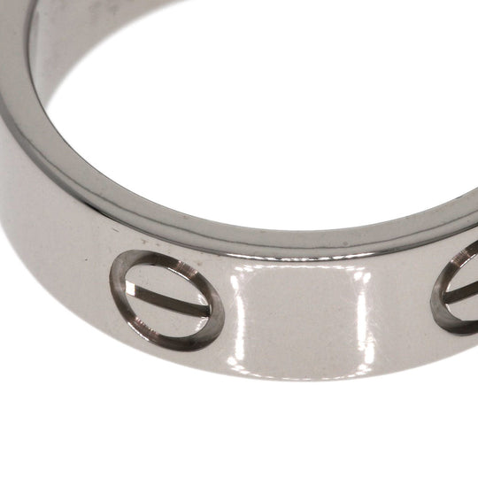 CARTIER Ring K18WG Silver Love Ring #54