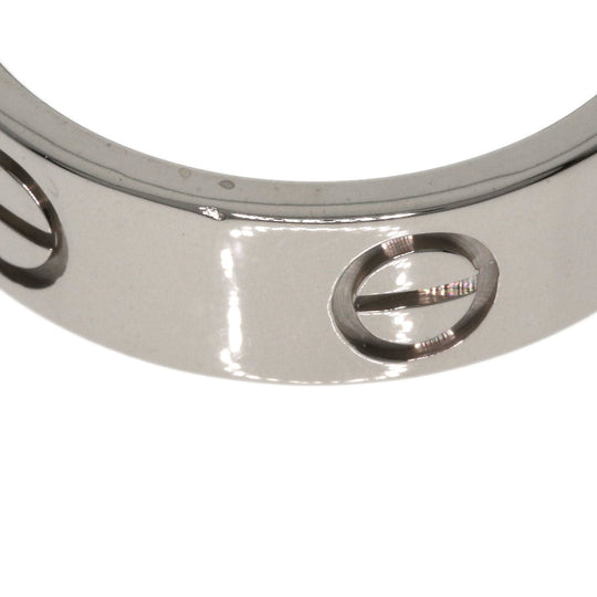 CARTIER Ring K18WG Silver Love Ring #54