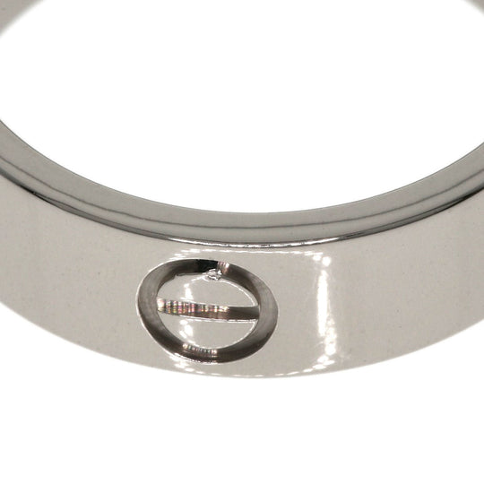 CARTIER Ring K18WG Silver Love Ring #54