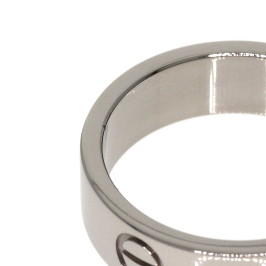 CARTIER Ring K18WG Silver Love Ring #54