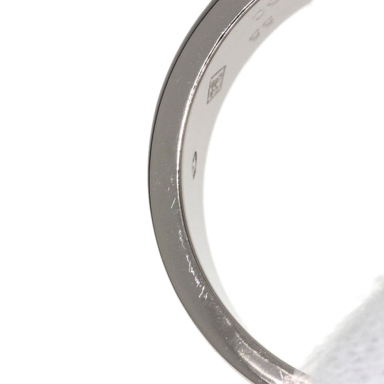 CARTIER Ring K18WG Silver Love Ring #55 Women Used Authentic