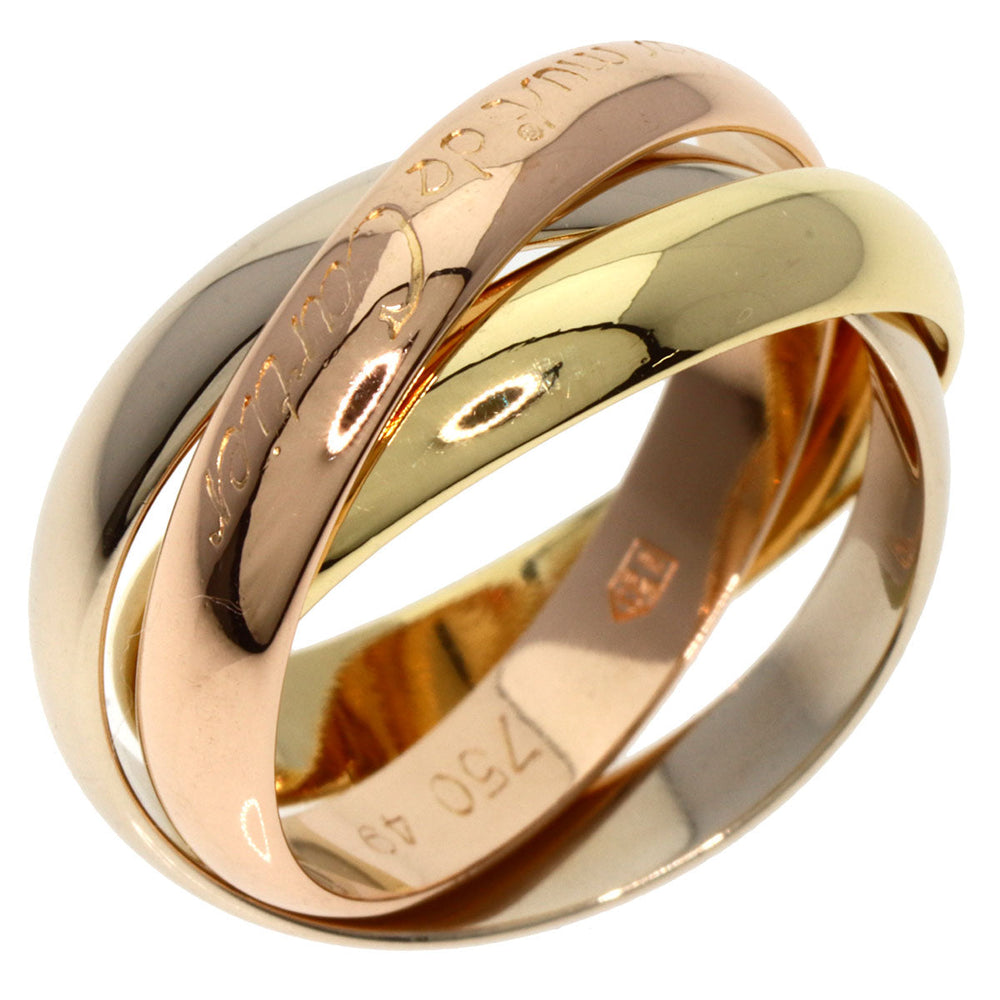 CARTIER Ring 18K Yellow Gold gold Trinity #49