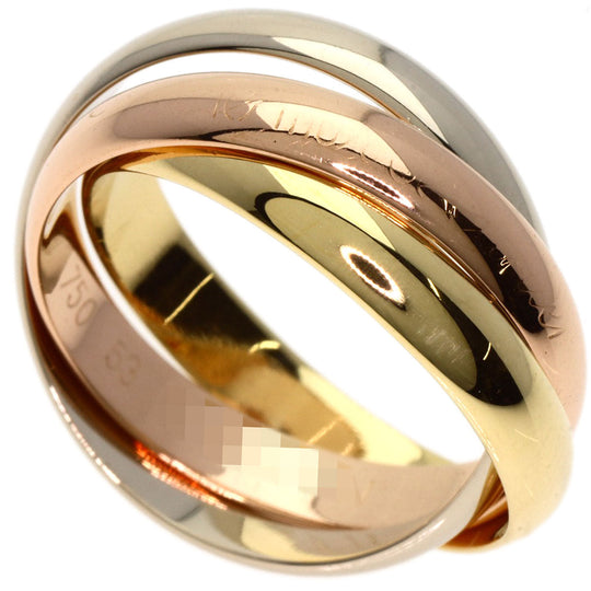 CARTIER Ring 18K Yellow Gold gold Trinity #53
