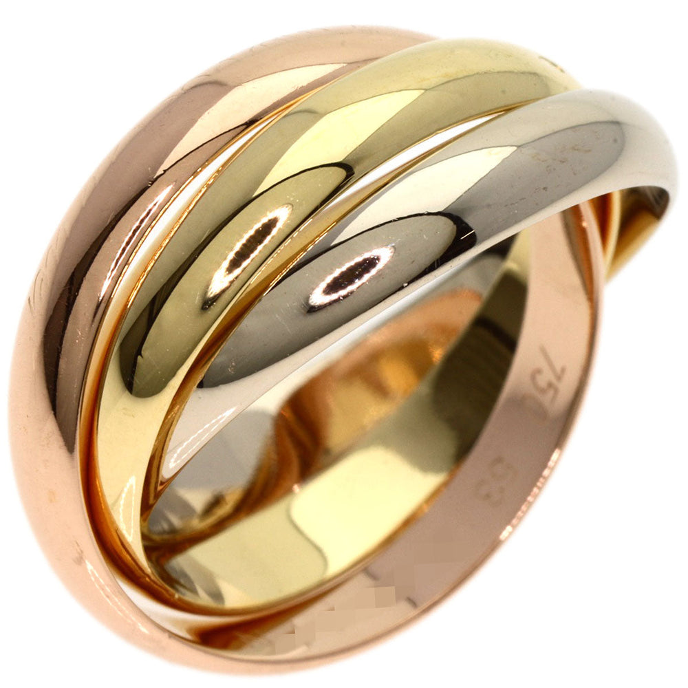 CARTIER Ring 18K Yellow Gold gold Trinity #53
