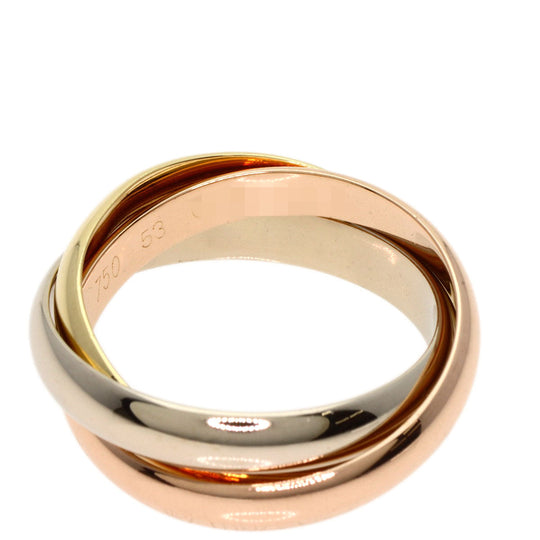 CARTIER Ring 18K Yellow Gold gold Trinity #53