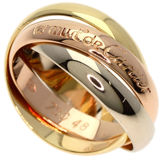 CARTIER Ring 18K Yellow Gold gold Trinity #48
