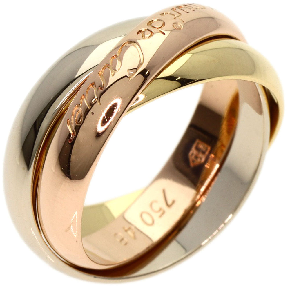 CARTIER Ring 18K Yellow Gold gold Trinity #48