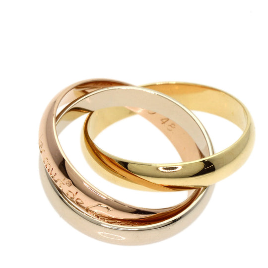 CARTIER Ring 18K Yellow Gold gold Trinity #48