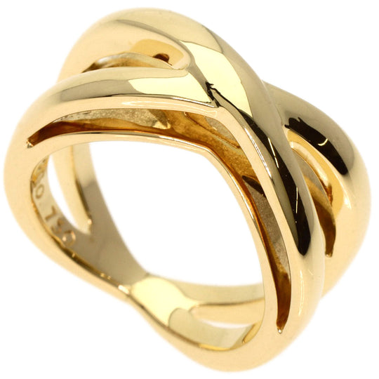 TIFFANY&Co. Ring 18K Yellow Gold gold cross Women Used Authentic