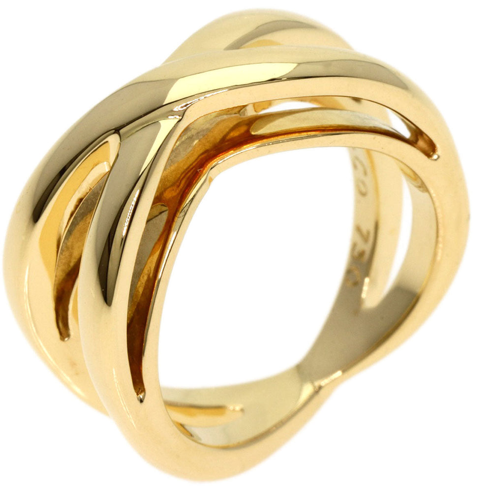 TIFFANY&Co. Ring 18K Yellow Gold gold cross Women Used Authentic