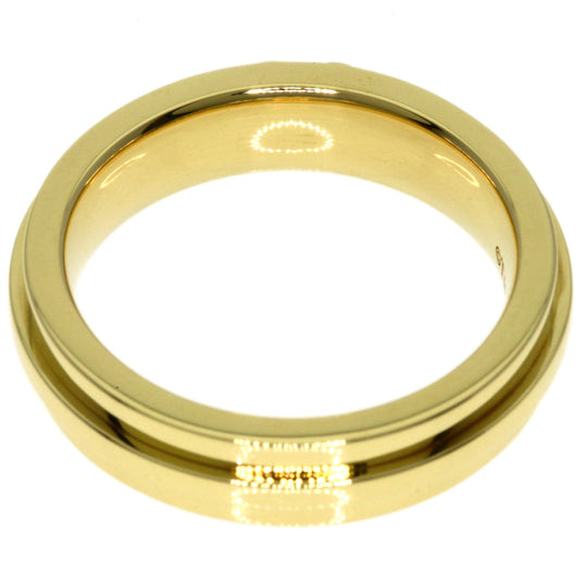 TIFFANY&Co. Ring 18K Yellow Gold gold T TWO narrow Women Used Authentic