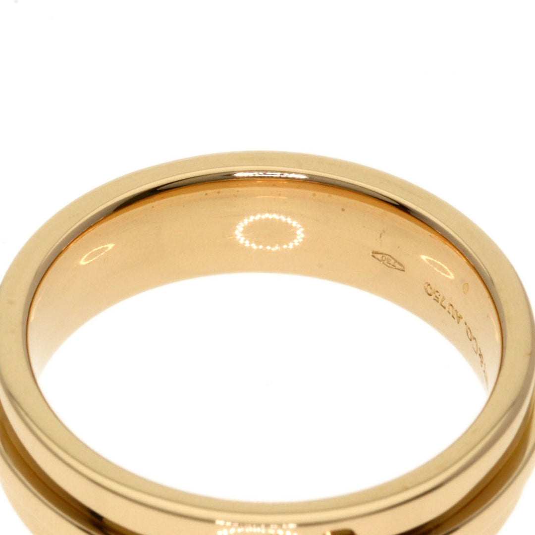 TIFFANY&Co. Ring 18K Yellow Gold gold T TWO wide Women Used Authentic