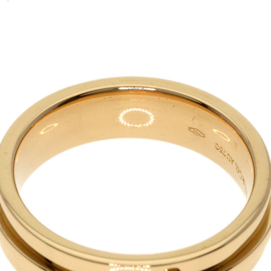 TIFFANY&Co. Ring 18K Yellow Gold gold T TWO wide Women Used Authentic