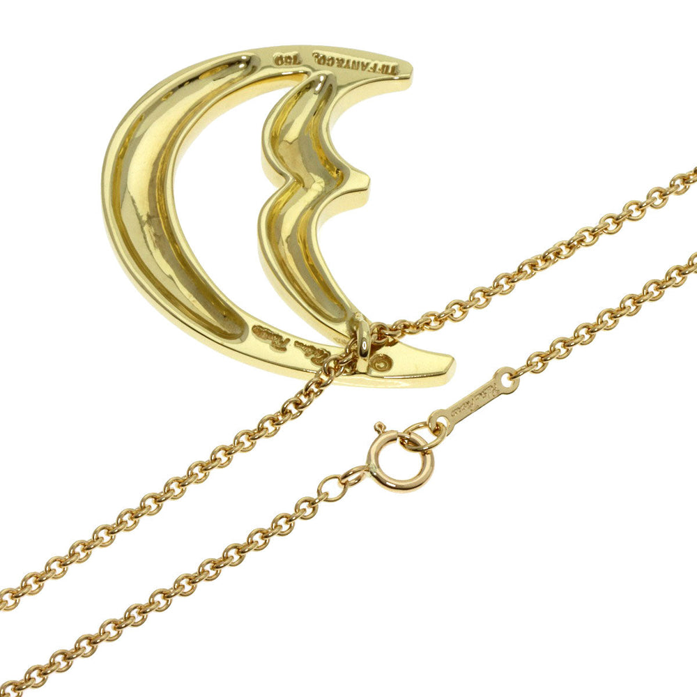 TIFFANY&Co. Necklace 18K Yellow Gold gold Crescent Moon