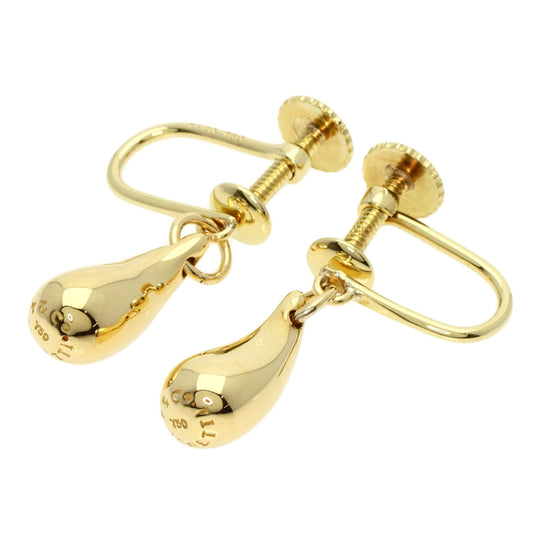TIFFANY&Co. Earring 18K Yellow Gold gold teardrop Women Used Authentic