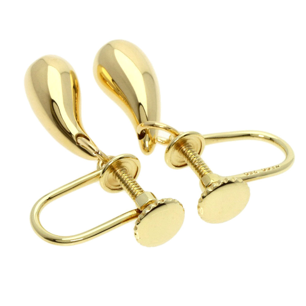 TIFFANY&Co. Earring 18K Yellow Gold gold teardrop Women Used Authentic