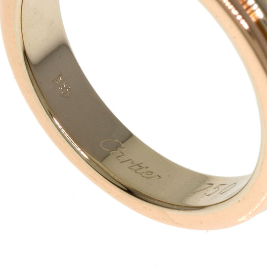 CARTIER Ring K18YG , K18WG , K18PG gold Three color Women Used Authentic