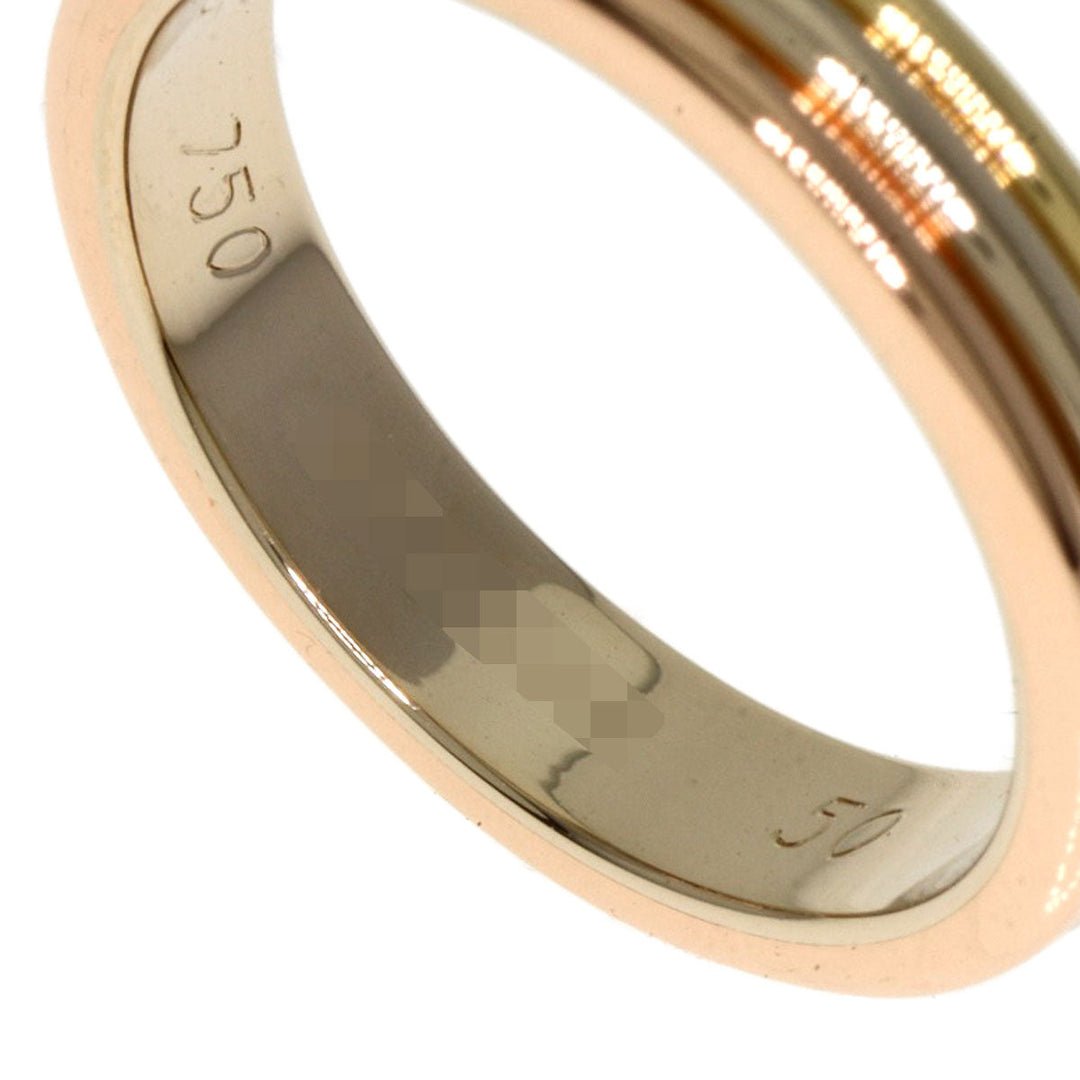 CARTIER Ring K18YG , K18WG , K18PG gold Three color Women Used Authentic