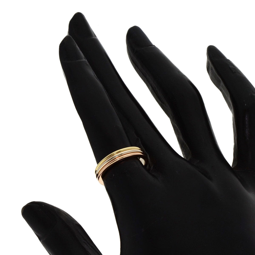 CARTIER Ring K18YG , K18WG , K18PG gold Three color Women Used Authentic